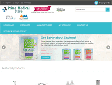 Tablet Screenshot of primemedicalstore.com